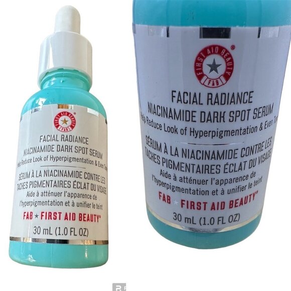 First Aid Beauty FAB Dark Spot Serum Facial Radiance Niacinamide 1.0 oz NEW - Picture 1 of 6